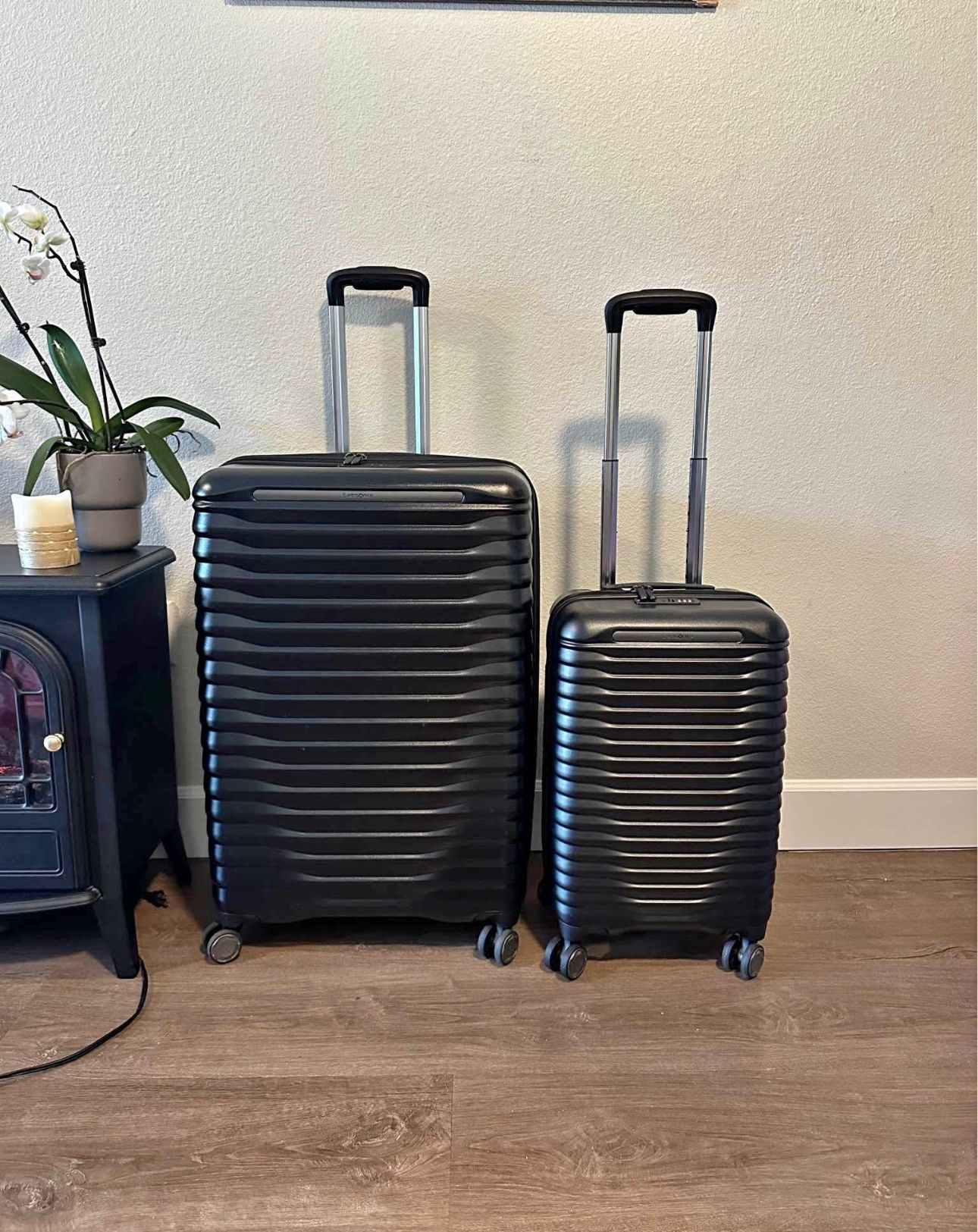 Samsonite Black Set 2 Pack Suitcases