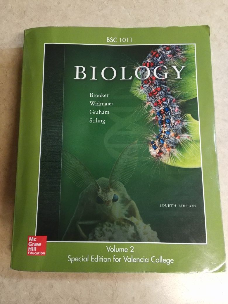 Biology 4th Edition Textbook by Robert J. Brooker and Eric P. Widmaier (2016, Softcover)