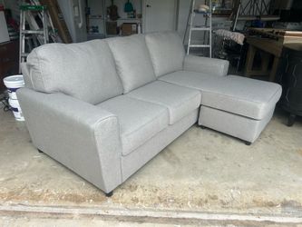 Couch with ottoman