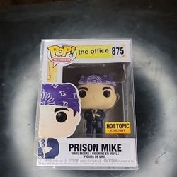 Funko Pop The Office, Prison Mike #875 Hot Topic Exclusive 2019 In Protector 