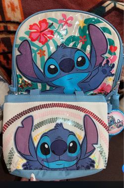 Brand new stitch backpack AND lunch pouch! $10