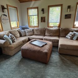 Sectional + Ottoman – $400 (Negotiable)