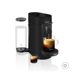 NEW! Nespresso Vertuo Plus Deluxe Coffee and Espresso Maker by DeLonghi - Black Matte