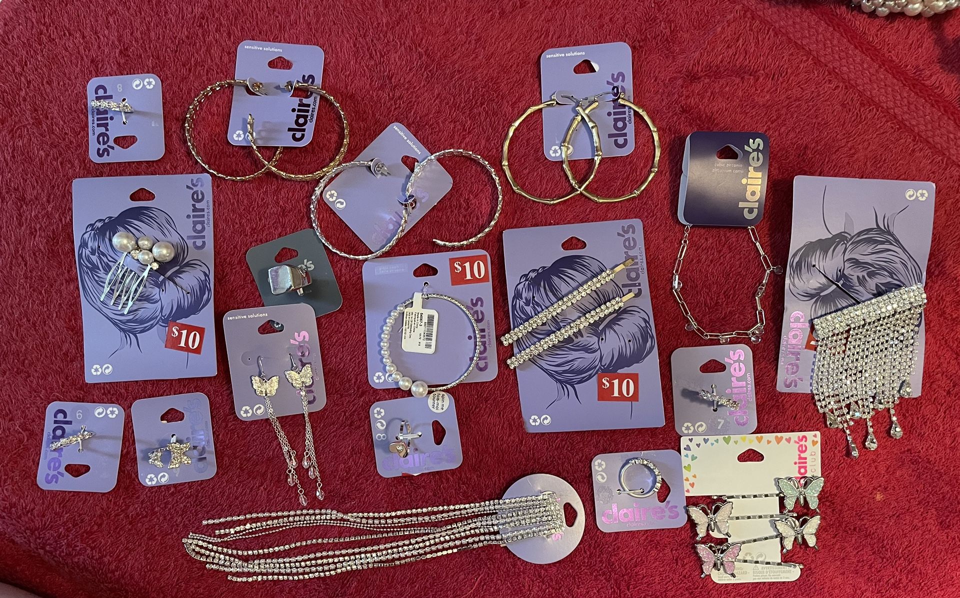 Joyería Claire’s Y Artículos Para El Pelo