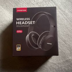 Black Wireless Headphones 