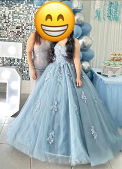 Vestido de quinceañera tipo Cenicienta