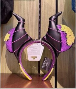 Disney Maleficent Minnie Mouse Ears Headband