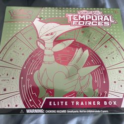 New Pokemon Iron Leaves ETB Elite Trainer Box Temporal Forces 