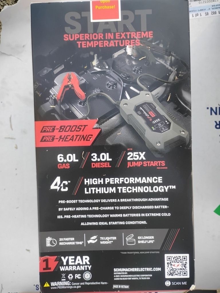 Rugged Jump Starter & Power Bank