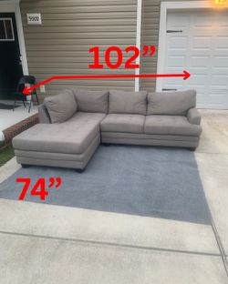 Large Grey Sectional Local Delivery 🚚 💨