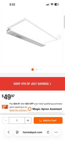 Cabinet lights sensor