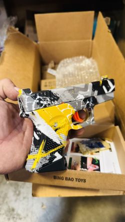 New Electric Gel Ball Blaster Automatic, Large Splatter Ball Blaster with Drum, Gel Ball Splat Blast Small        $12 Medium $15 Large       $18 Extra