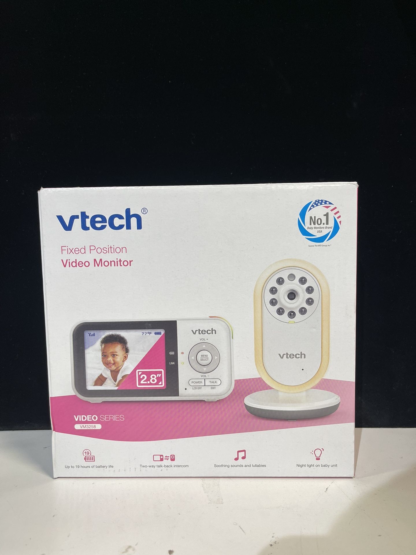 VTech 2.8” Display Fixed Position Baby Video Monitor