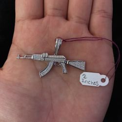 925 Silver Ak47 Pendant