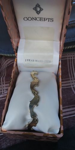 A,DOLPHIN BRACELET 925 PURE SILVER