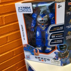 Space Bot Blue Hi-tech Robots 