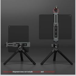 Aluminum AdjustableTablet Tripod Mount (Tripod Not Included)