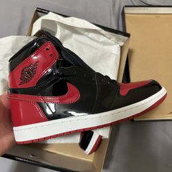 NEW JORDAN 1 Patent Bread Size 8