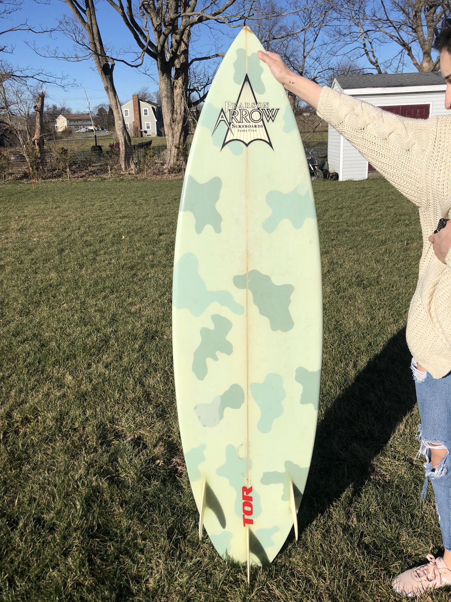 Pearson arrow surfboard