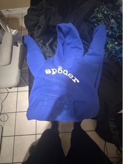 Blue spider hoodie