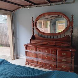 Dresser And Mirror