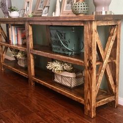 Custom Designed Farmhouse Entryway Or Sofa Benches. 