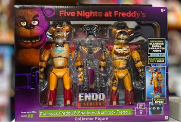 FNAF Endo Series: Glamrock Freddy Action Figure Set