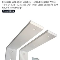 4 Heavy Duty L Brackets (includes Hardware)