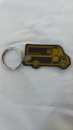 UPS truck keychain