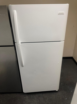 Frigidaire Top Freezer Fridge – White, Clean, Delivery Ready
