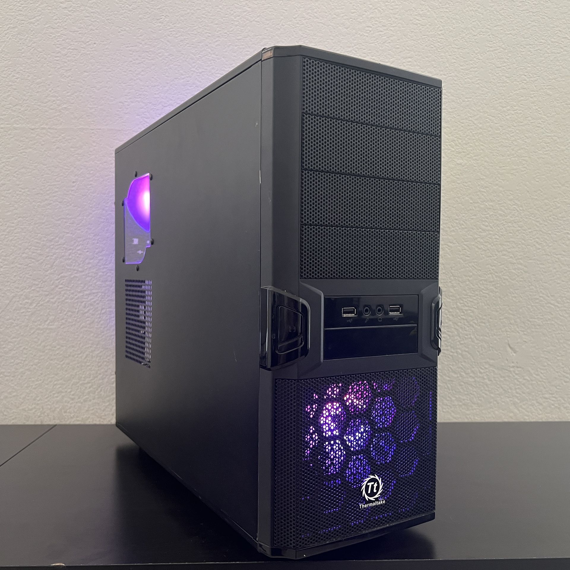 FAST i7 Gaming PC Computer (i7-3770, RX 580, 8GB RAM, 120GB SSD + 1TB HDD)