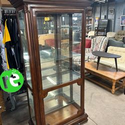 Display Cabinet with 4 Glass Shelves 