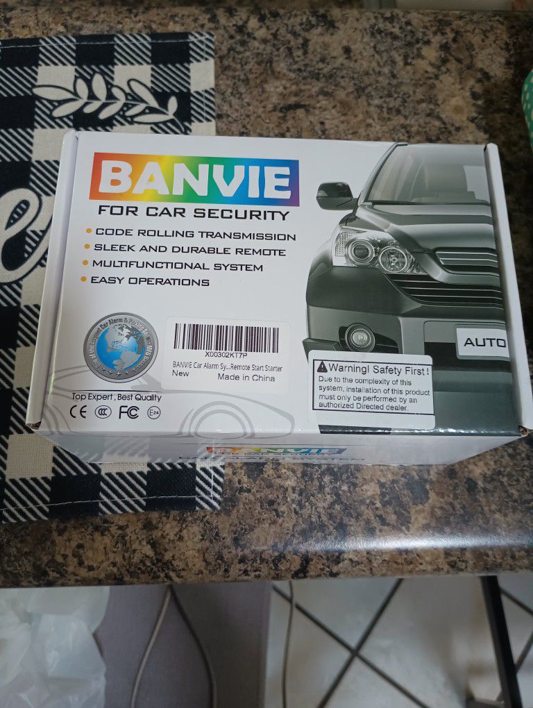 BANVIE PROFESSIONAL CAR ALARM SYSTEM W EXTRAS