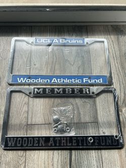 Lot of 2 UCLA Basketball License Plate Frames