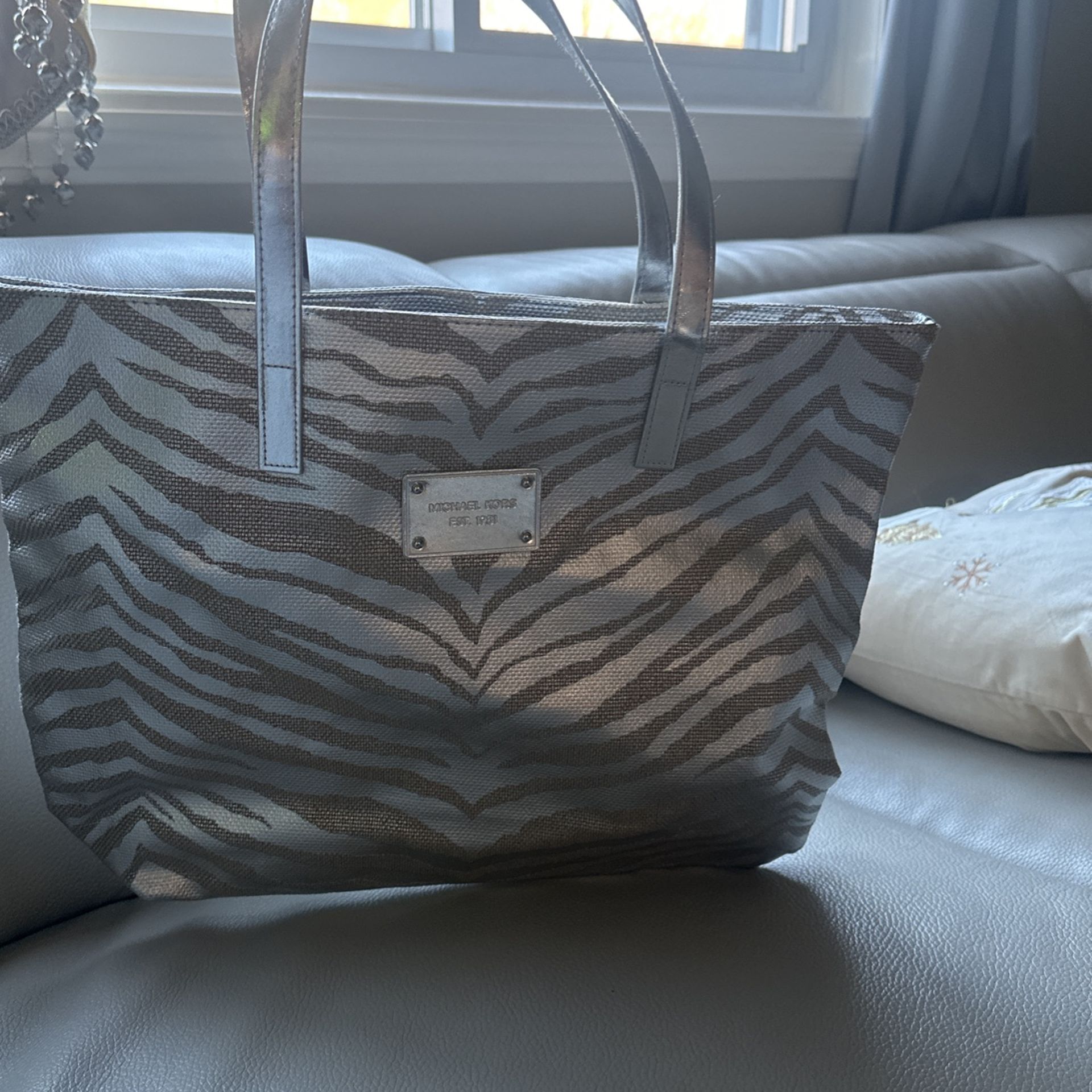 Silver Michael Kors Handbag