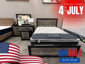 4 PC QUEEN BEDROOM SET
