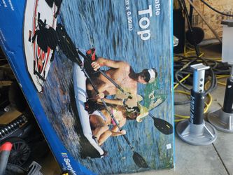 Brand new, Never Used. 2 Person Kayak Ride On Top. New In Box