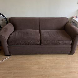 Brown sleeper sofa