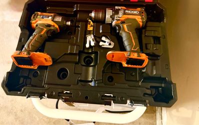 RIDGID 2-Tool Cordless Drill and Driver Set