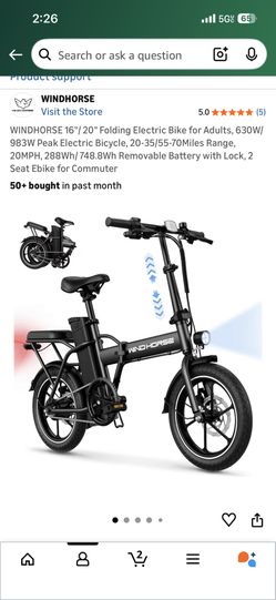 Brand New Collapsible E-Bike