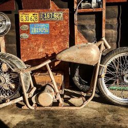 Harley Davidson roller project FLH Shovelhead