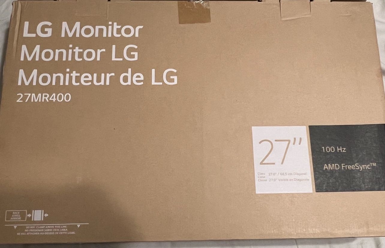 NEW IN BOX!!!SEALED GAMING MONITOR LG