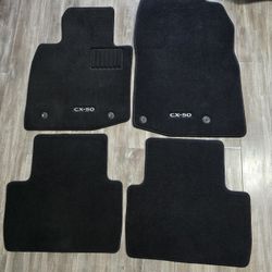 Original 2025 Mazda CX 50 Hybrid Floor Mats New Color Black 