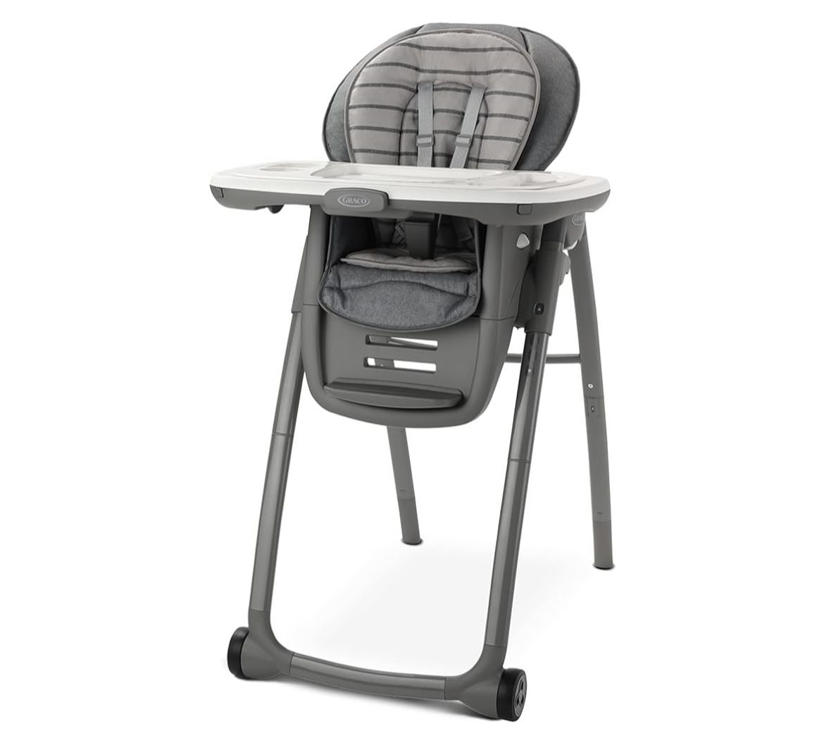 Graco Table2Table Premier Fold 7 in 1 Convertible High Chair | Converts to Dining Booster Seat, Kids Table, and More, 