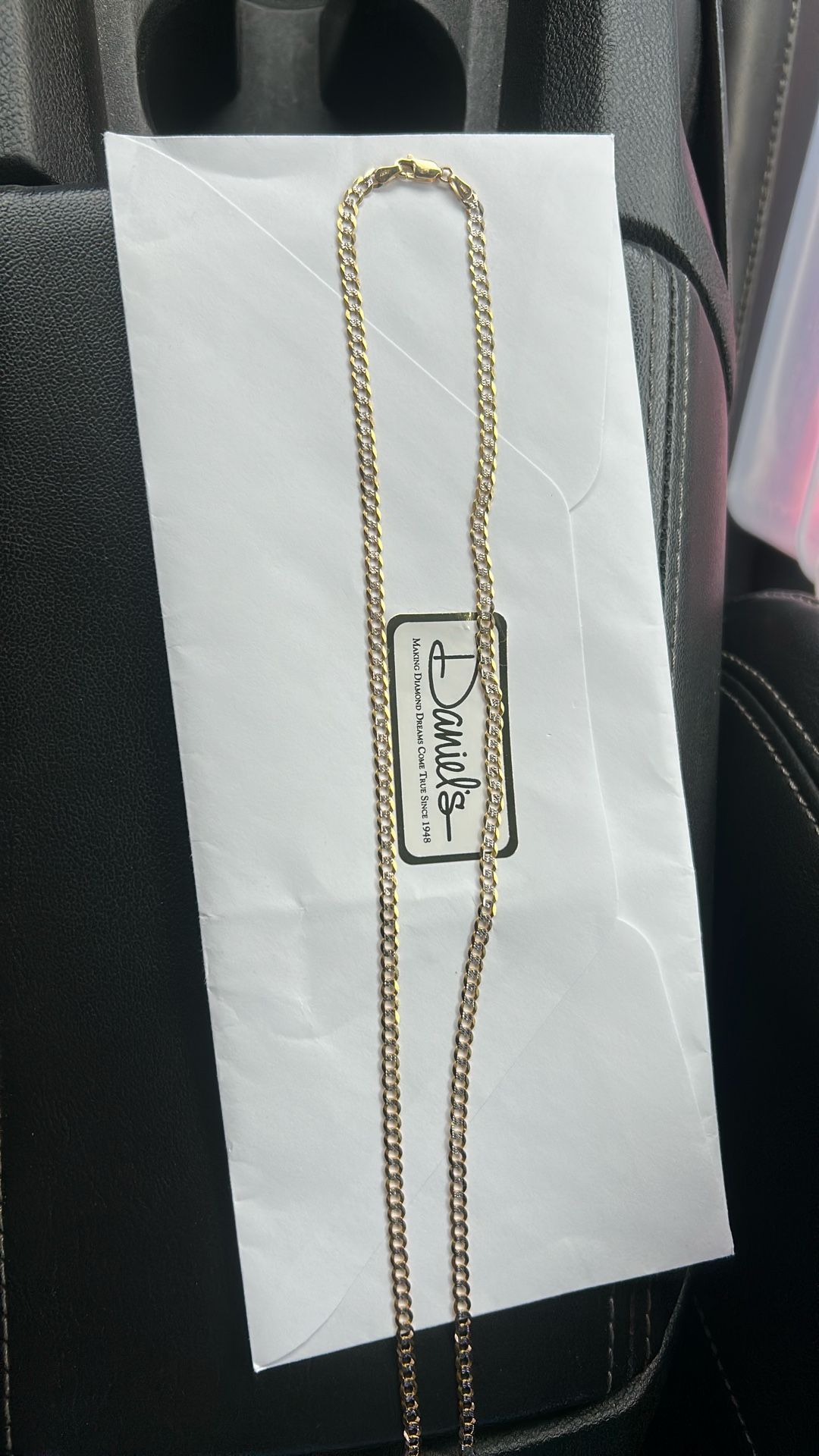 20 In 10k Karat Gold Chain From Daniels