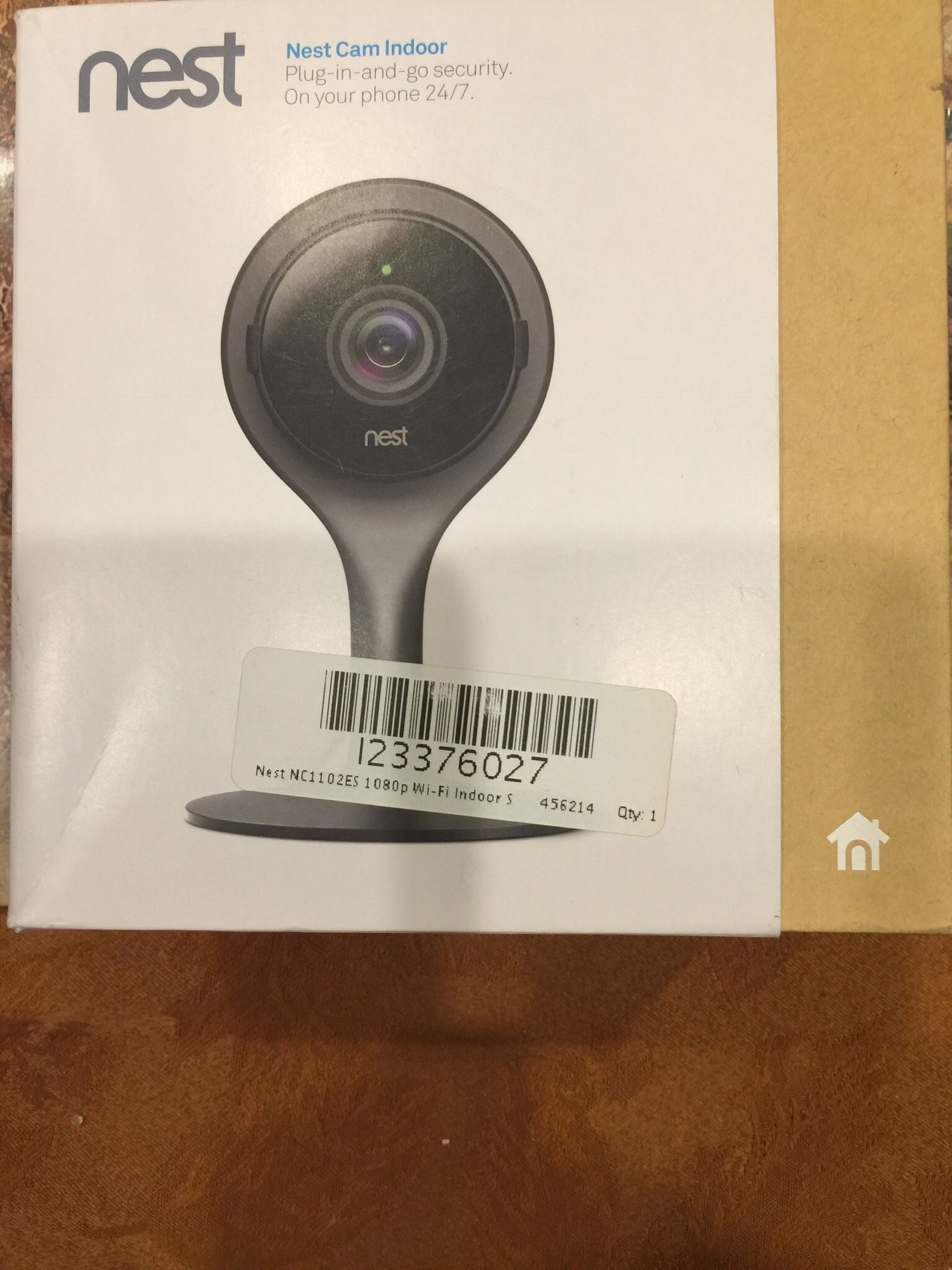 NEST NC1102ES 1080p Wi-Fi Indoor Security Camera for Home, Baby, Pets, Business - New