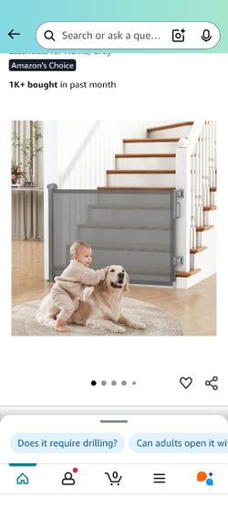 Retractable Baby/Pet Safety Gate NEW