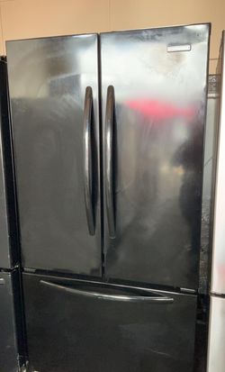 Kitchen Aid 3-Door Black Refrigerator
