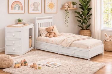 Brnaba 2 -in-1 Convertible Crib