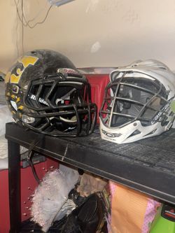 Riddell Type R Football Helmet And Lacrosse Pro7 Helmet 